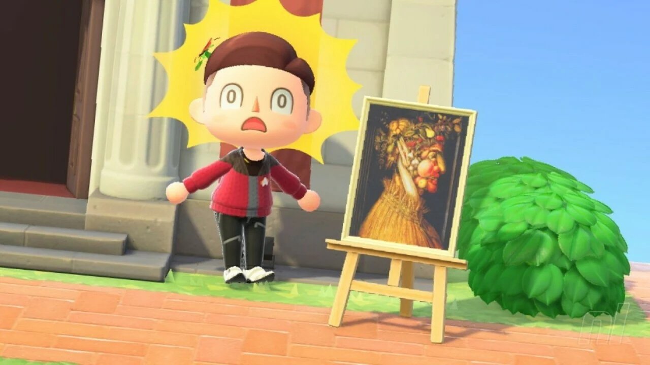 Random: Animal Crossing Fan Is Visiting Every In-Game Artwork In Real Life